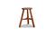Miniature Round solid wood stool Vizzavona Clipped