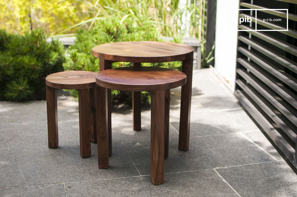 Roza 3-piece nesting table