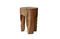 Miniature Solid wood side table Runkö Clipped