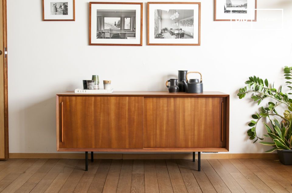 Elegant Scandinavian graphic buffet.