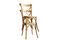 Miniature Set of 2 natural finish stackable chairs Pampelune Clipped