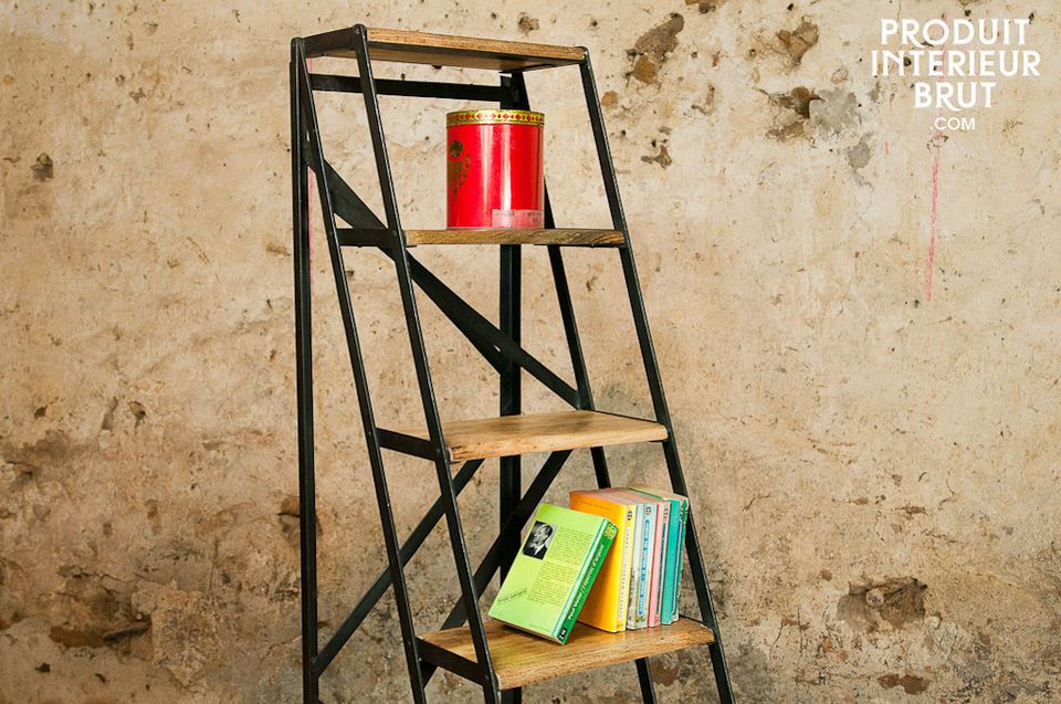 Large retro step ladder, very practical