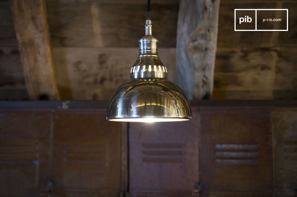 Original lamp in industrial style.