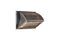 Miniature Silver exterior wall sconce Martinez Clipped