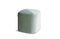 Miniature Skagen velvet green pouf Clipped