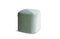 Miniature Green velvet pouf Skagen Clipped