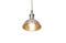 Miniature Small silver-plated pendant lamp Olivia Clipped