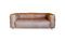 Miniature Two-seater sofa in camel leather Krieger Clipped