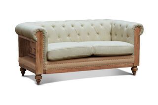 Sofa Chesterfield Montaigu Almond