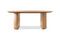 Miniature Solna large dining table in light wood Clipped