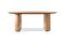 Miniature Large light wood dining table Solna Clipped