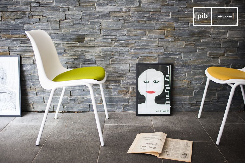 A neo-retro chair design that will add touch of colour