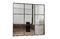 Miniature Square Industrial Mirror with 9 Sections Clifton Clipped