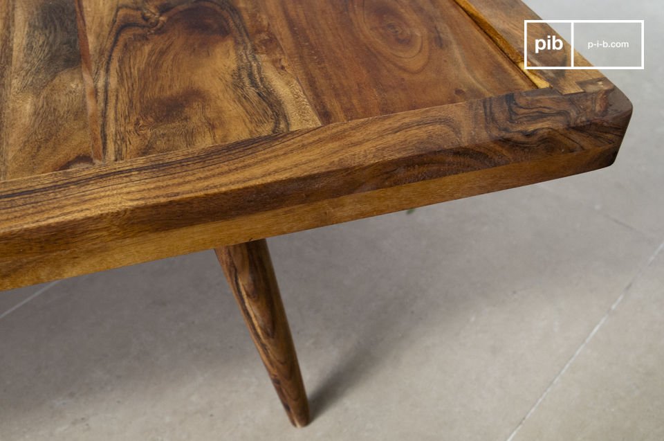 Large living room table with a typical 1950s design