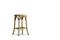 Miniature 66 cm natural finish stool Pampelune Clipped