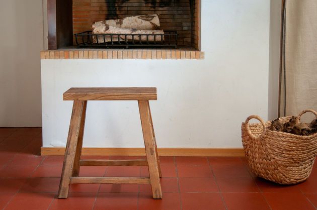Solid wood stool Vizzavona