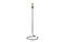 Miniature Slim black metal design floor lamp Eugenia Clipped