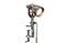 Miniature Silver metal clamp lamp Vail Clipped