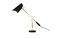 Miniature Gold metal table lamp Birdy Clipped