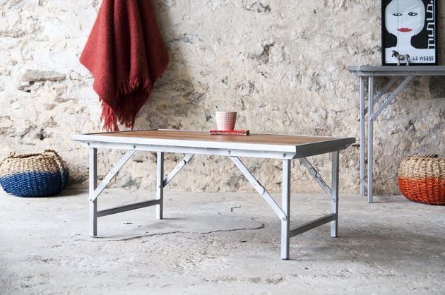 Teak coffee table Bollène