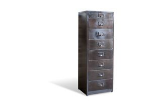 Telex 8-Drawer Metal File Cabinet