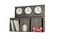 Miniature Three-clock box shelves Clipped