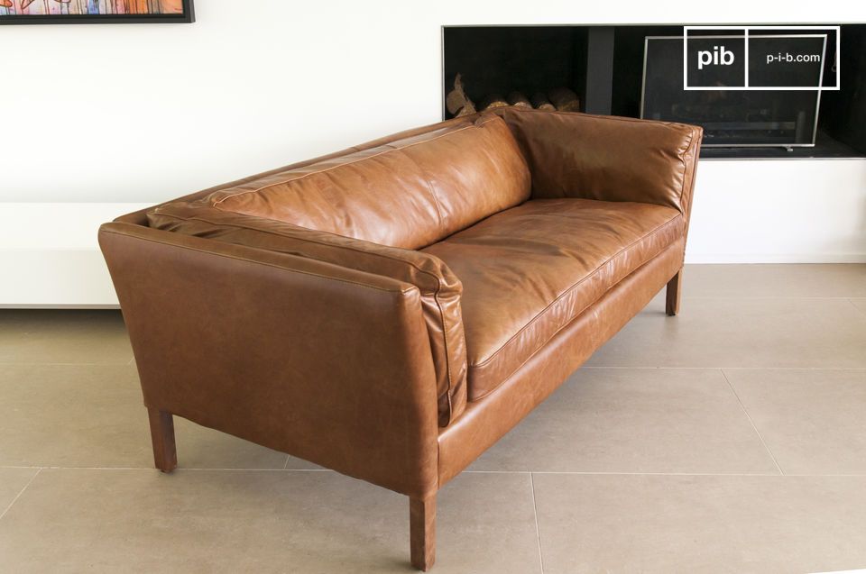 A deep and soft seat for an optimal comfort.