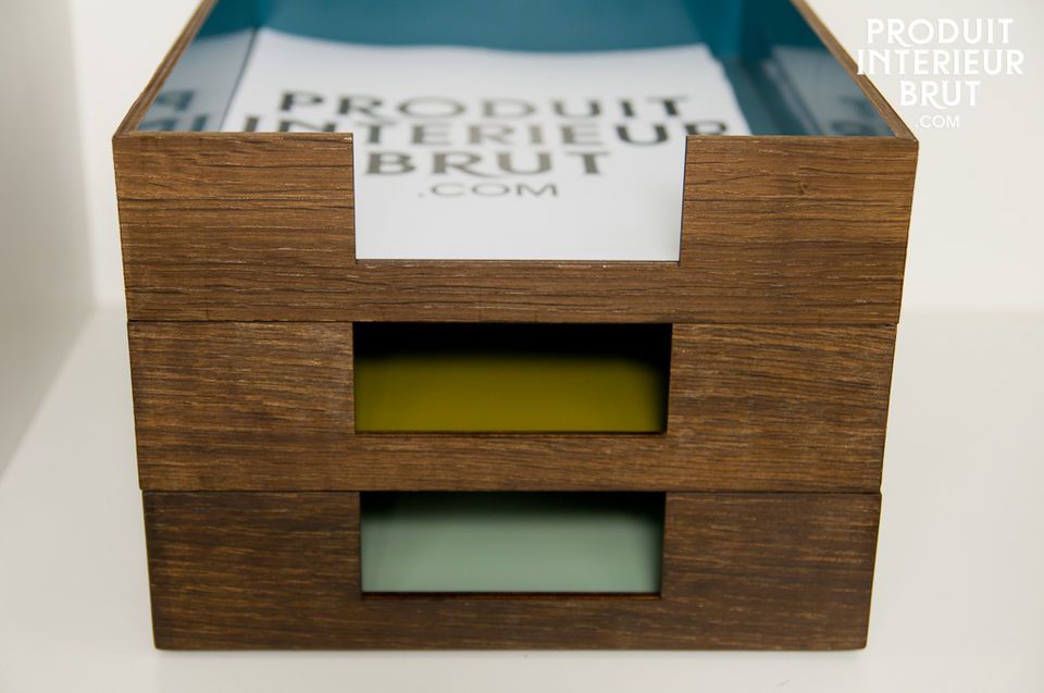 Chic and vintage way to store all your papers