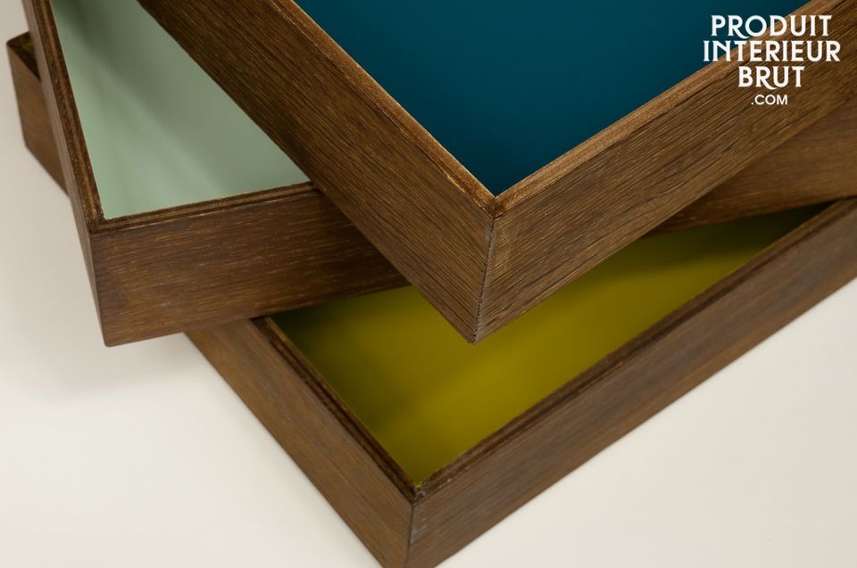 This trio of document trays will add a very practical vintage touch to your desk