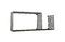 Miniature Metal wall shelf Tograx Clipped
