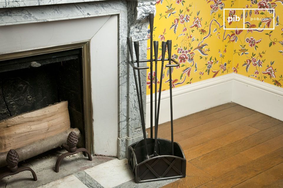 Set of utensils that will embellish your fireplace.