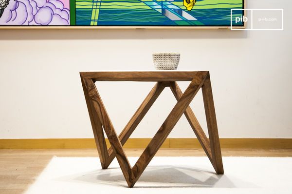Triangular side table Marmori