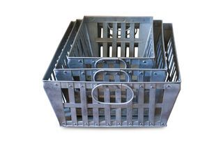 Triple pack metal baskets