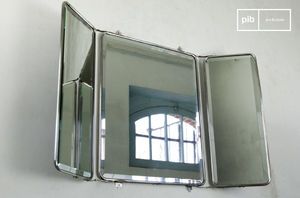 Triptych-style wall mirror