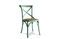 Miniature Turquoise wooden chair Pampelune Clipped