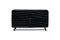 Miniature Black metal sideboard Minoterie Clipped