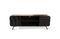 Miniature Black metal TV stand Minoterie Clipped