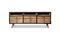 Miniature Aged wooden buffet Van Ness Clipped