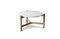 Miniature White marble coffee table Västra Clipped