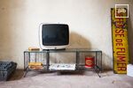 Vintage industrial TV stands