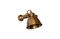 Miniature Aged brass wall sconce Bistrot Clipped