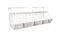 Miniature White metal wall storage Jémilie Clipped