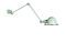 Miniature Mint green Jieldé wall lamp Signal Clipped