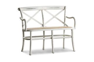 White Pampelune bench