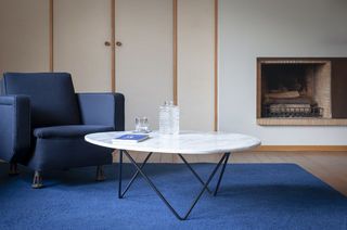 White marble coffee table Trivisan
