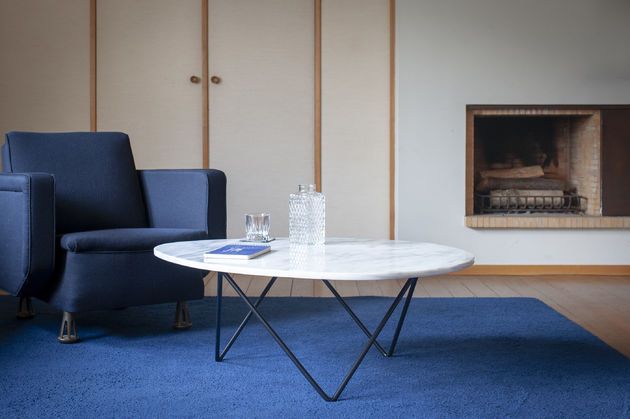 White marble coffee table Trivisan