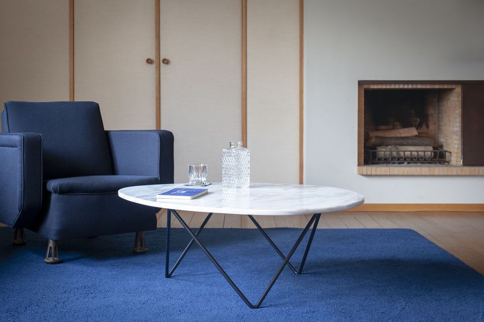 White marble coffee table Trivisan