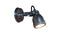 Miniature Adjustable metal wall sconce Winston Clipped