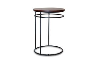 Wood and metal side table Cino