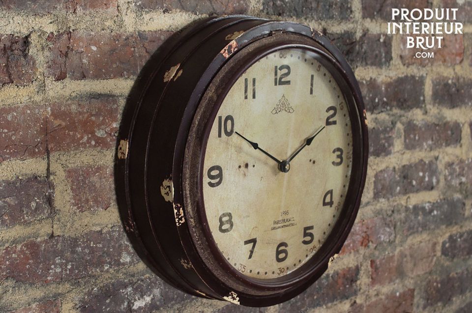 Wood Factory wall clock